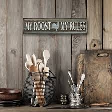 Ruby roost is an online homeware store. Amazon Com Barnyard Designs My Roost My Rules Retro Vintage Tin Bar Sign Country Home Decor 15 75 X 4 Home Kitchen
