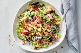 Blattsalat Mit Melone Und Parmaschinken Rezept Lebensmittel Essen Rezepte Blattsalat