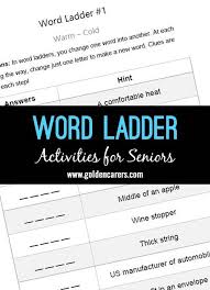 Word Ladder 1 Word Ladders Words Summer Words