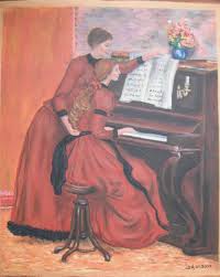 Scribd is the world's largest social reading and publishing site. Interpretation De La Lecon De Piano De Renoir Painting By Helene Limouzin Artmajeur