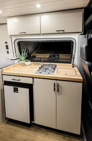 Check spelling or type a new query. Jomovan S Kitchenette Is Equipped With An Isotherm 85 Elegance Refrigerator Two Burner Cook To Campervan Interior Camper Van Kitchen Van Conversion Interior