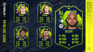 Fut radar || fifa 21 || ultimateteam запись закреплена. Fifa 21 Ligue 1 Potm Delort Volland Perraud Kadewere Or Cardona Sbc Prediction Guide Youtube