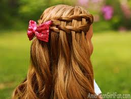 American Girl Doll Hairstyle Double Waterfall Twist American Girl Doll Hairstyles American Girl Hairstyles Doll Hair