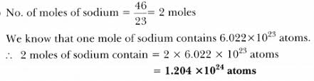 How to convert molecules to moles. Calculate The Number Of Particles In Each Of The Following 46 G Of Na Atom 8 G Of 02 Molecules 0 1 Moles Of Carbon Atom Cbse Class 9 Science Learn Cbse Forum