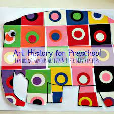 12 Easy Ideas To Explore Art History With Preschoolers Preschool Art Projects Preschool Art Artists For Kids