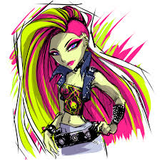 Monster High Venus The Punk By Miatriss On Deviantart Monster High Art Monster High Characters Monster High