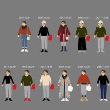 洋服を無駄に買いがちなので イラレで適当な自分着せ替えを作って着た服の記録をつけてみたが 月の半分以上を部屋着で過ごしていることがわかって物欲が失せた 部屋着の日手に持ってる赤いのは湯たんぽ poster movie posters movies