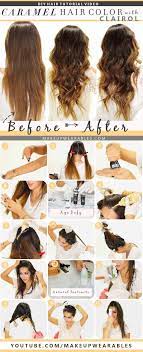 How To Color Hair At Home Caramel Brown Ombre Balayage Hair Caramel Hair Styles Brunette Hair Color