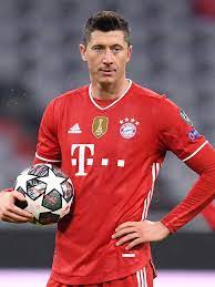 The striker ripped off his shirt in celebration and was mobbed by his teammates to celebrate the momentous. Lewandowski Sidelined