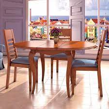 Descubre la mejor forma de comprar online. Mesa Comedor Redonda Isabelina 4 Sillas Cadiz
