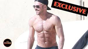 Zac efron is famous for not wearing a shirt. Exclusive Shirtless Zac Efron Shows Off His Abs Killer Body On The Beach In Mexico Youtube