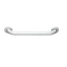 B Q White Grab Rail L 383mm B Q Bath Or Shower Wall Plug