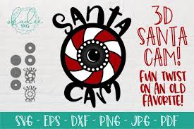 Download 3d Santa Cam Svg 3d Mandala Svg Christmas Svg Layered Svg 685602 Paper Cutting Design Bundles