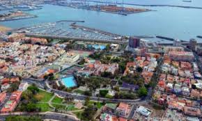 Muelle Y Ciudad Jardin Las Palmas De Gran Canaria Isla De Gran Canaria Palmas Islas Canarias