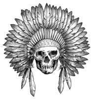 Indian headdresses, dreamcatcher and arrow. Native American Indian Schadel Kopfschmuck Clipart Bilder Vektor