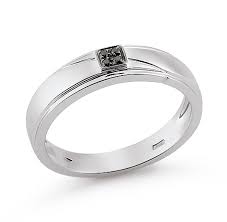 This ring cannot be resized. Mens Classic Italian Wedding Band 0 08 Ct Diamonds 18k White Gold