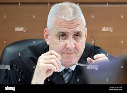 Judge Martin Fein presides over the trial of former Marjory Stoneman  Douglas High School School Resource Officer Scot Peterson at the Broward  County Courthouse in Fort Lauderdale, Fla.,