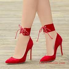Summer Heels Schuhe Modelle Red Front Closed Wrist Banded Und Banded Closed Front Heels Modelle Red Schuhe Su Heels High Heel Models Summer Heels
