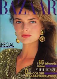 Paulina porizkova featured on the vogue usa cover from december 1989. Paulina Porizkova Paulina Porizkova Magazine Cover Fashion Magazine Cover