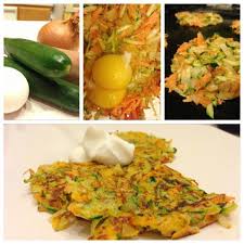 Healthy Latkes Recipe 2 Small Zucchinis 1 Med Sweet Potato 2 Eggs 1 2 Onion Directions Grate The Zucchini And Sweet Pot Gesundheit Gemusegerichte Rezepte