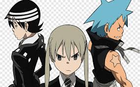 He is the raw strength of the trio and is supposedly around thirteen years old at the. Maka Albarn Soul Eater Evans Death The Kid Black Star Soul Eater Black Hair Manga Png Pngegg