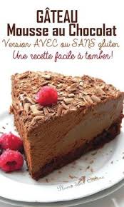 Un Gateau Mousse Au Chocolat Sublime Delicieux Auquel Personne Ne Resiste Et En Plus Facile A Prepare Gateau Mousse Recette Gateau Facile Mousse Au Chocolat
