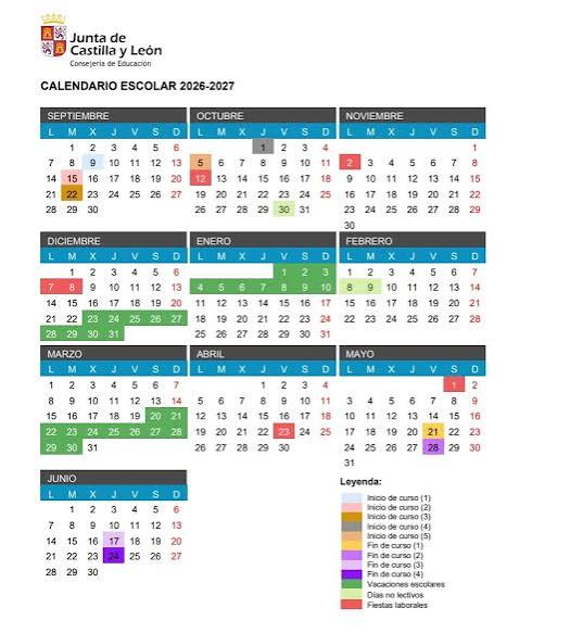 Calendario Escolar 2026-2027