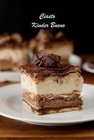 Ciasto Kinder Bueno Bez Pieczenia With Images Ciasta Desery Pyszne Ciasta