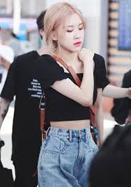 Rosé has also enjoyed a successful independent career while amassing a large following. Light Blue Wide Leg Pants Rose Blackpink K Fashion At Fashionchingu