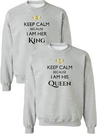 Black Ant King Pills Amazon Keep Calm I Am Her King His Queen Couple Sweatshirts King And Queen Sweatshirts Couples Sweatshirts Sweatshirts
