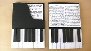 Each time you play the game, songs will be played in a unique order. Diy Piano Cards Card Making Tutorials Musical Cards Easel Cards