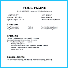 Maybe you would like to learn more about one of these? Actor Resume Sample Presents How You Will Make Your Professional Or Beginner Actor Resume The Acting Acting Resume Template Acting Resume Resume No Experience