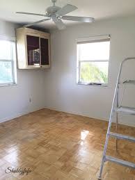 For me, this fits the category of i'd love to do it, but don't think i can gain spousal consent. yes, it's a bigger job than painting a wall, or even a ceiling. Diy How To Paint Wood Floors Like A Pro Shabbyfufu Com