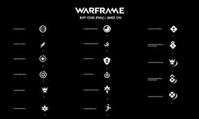 Warframe Buff Icons On Behance Icon Buff Game Icon