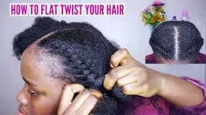 They can be done on any length of hair. How To Flat Twist Natural Hair A Step By Step Guide