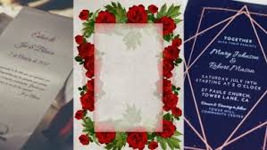 Keep them simple and stick to the basics. Wedding Invitation Card Designs Beautiful Card Ideas To Leave A Long Lasting Impression On Your Guests Latestly