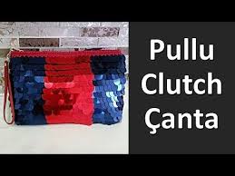 Iki Renkli Pullu Orgu Clutch Canta Youtube Debriyaj Canta Orgu Canta