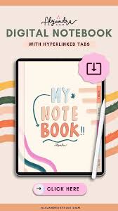 Digital Notebook Goodnotes Lined Digital Notebook 6 Subject Notebook Sticky Notes Digital Stickers Video Video In 2020 Digital Notebooks Digital Interactive Notebook Digital Sticker