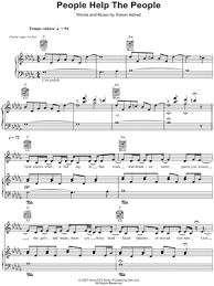 Birdy, partitions disponibles (paroles et accords). Birdy People Help The People Sheet Music In Bb Minor Transposable Download Print Sku Mn0097533