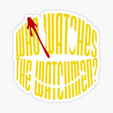 Последние твиты от who watches the watchmen? Who Watches The Watchmen Stickers Redbubble