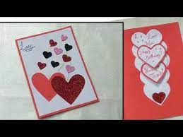 I absolutely love to receive beautiful handmade cards. How To Make Handmade Love Card Greeting Card Birthday Card Wish Card Crafts Land Youtube Birthday Greeting Cards Cards Handmade Cards Diy