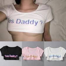 Update your new season wardrobe and score some serious style points in a short top. Sommer Ja Papa Brief Drucken T Shirt Frauen Sexy Crop Tops Kurzarm Cropped Shirts T Shirts Aliexpress