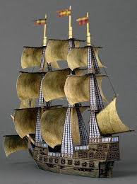 The Ghost Ship A Free Paper Model Free Paper Models Paper Models Paper Houses