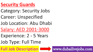 Https Dubailivejobs Com Security Jobs Security Guard Jobs Job Dubai