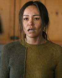 Get North Of North S01 Maika Harper Green Colorblock Sweater