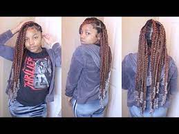 Long Jumbo Knotless Braids With Beads Lexis Hair Youtube Jumbo box braids can be a great choice for you to avoid monotony in your regular hairstyle. long jumbo knotless braids with beads lexis hair