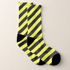 Black And Yellow Stripes Vertical Diagonal Stripe Pattern Black And Yellow Socks Zazzle Com Yellow Socks Pattern Stripes