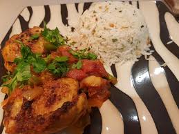 Peanut butter isn't just for kids' lunch boxes anymore! Inspired By Zimbabwe Tomato Chicken Stew With Peanut Butter Rice Feastforfamine