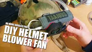 Diy Helmet Blower Fan Taajuus Airsoft Youtube