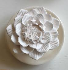 夏奈尔香薰碟架精油香薰台陶瓷香薰器 玫瑰荷花莲花牡丹四花型 decor home decor tableware